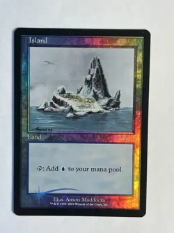 MTG - Arena Promo - Island 2001 - Foil - LP - Image 1