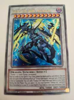 YUGIOH CENTUR-ION AUXILA QUARTER CENTURY RARE LEDE-EN042 NM - Image 3