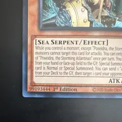 Yu-Gi-Oh! Konami Poseidra, the Storming Atlantean SUDA-EN016 1st Edition - Image 5