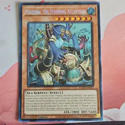Konami Yu-Gi-Oh! TCG Poseidra, the Storming Atlantean Effect 1st Ed SUDA-EN016 - Image 1
