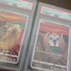 PSA 9 Pokemon Munch The Scream Psyduck 286 Rowlet 290 Eevee 287/SM-P Set 3 Japan - Image 5