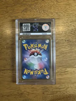 Pokemon Ace 10 GEM Mint Psyduck Scream Munch 286/SM-P - Perfect Subgrades - Image 2