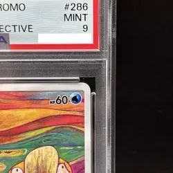 PSA 9 Psyduck Munch A The Scream 286/SM-P Promo 2018 Pokemon Card Japanese - Image 4