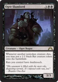 Ogre Slumlord -Foil Light Play MTG Gatecrash - Image 1