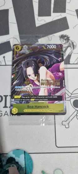 One Piece Card Game - Boa Hancock- P-115 - OP15 Release Event Winner Promo - NM - Image 1