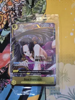 One Piece Card Game - Boa Hancock- P-115 - OP15 Release Event Winner Promo - NM - Image 1