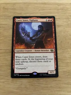 1 x Casey Jones, Vigilante - Teenage Mutant Ninja Turtles - NM-Mint - MTG - Image 1