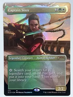 Captain Sisay NM Secret Lair Drop 051 Magic MTG Foil - Image 1