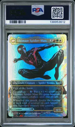 2025 MTG MARVEL'S SPIDER-MAN #0200 MILES MORALES/ULTIMATE SPIDER-MAN PSA 10 - Image 2