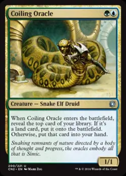 Coiling Oracle - Light Play MTG Conspiracy: Take the Crown - Image 1