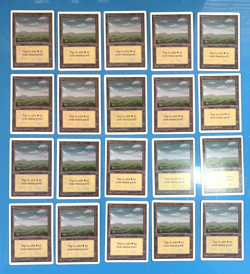 Unlimited PLAINS artwork C basic land x20 mtg played see pics I Combine Ship - Image 1
