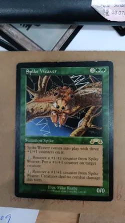 SPIKE WEAVER Exodus MTG Green Creature A— Spike RARE - Image 1