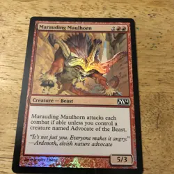 MTG: M2014: Foil: Marauding Maulhorn - Image 1