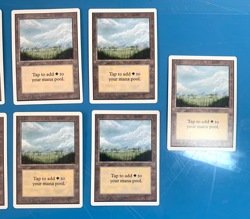 Unlimited PLAINS artwork B basic land x9 mtg played see pics I Combine Ship - Image 3