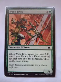 Wood Elves - NM MTG Commander 2015 - Image 1