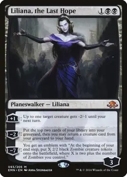 Liliana, the Last Hope [EMN - 93] - DM [Normal] TCG MTG - Image 1