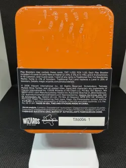 MTG TMNT Michelangelo Tin (Sealed) + 6 Card Lot - Image 3