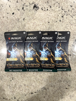 Lord of the Rings - Magic the Gathering Four Set Booster Packs (4x) - Image 4