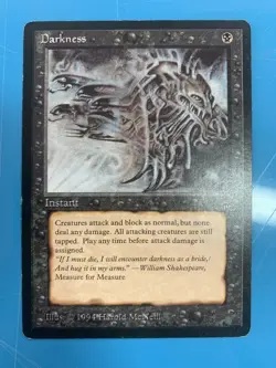 English legends DARKNESS mtg x1 played see pics I Combine Ship - Image 1