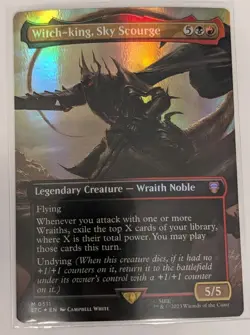 Witch-king, Sky Scourge (Borderless) Commander: Lord of the Rings - MTG MYTHIC - Image 1