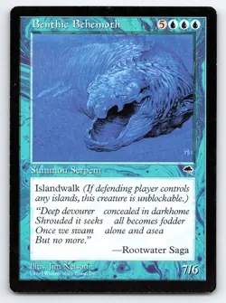 MTG Benthic Behemoth Normal R Tempest (TMP) 54 NM Magic - Image 1
