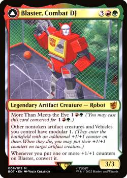 MTG Blaster, Combat DJ 8 Mythic Foil Transformers - Image 1
