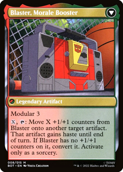 MTG Blaster, Combat DJ 8 Mythic Foil Transformers - Image 2