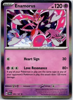 Enamorus - - SV06: Twilight Masquerade 093/167 - Rare - NM Pokemon TCG - Image 1