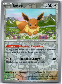 Eevee - SV: Prismatic Evolutions 074/131 - Common - NM Pokemon TCG - Image 1