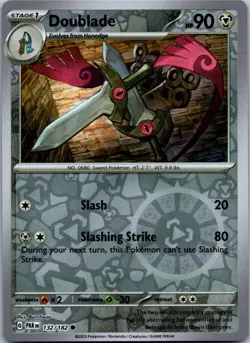 Doublade - - SV04: Paradox Rift 132/182 - Common - NM Pokemon TCG - Image 1