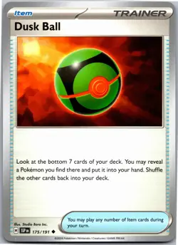 Dusk Ball - SV08: Surging Sparks 175/191 - Uncommon - NM Pokemon TCG - Image 1