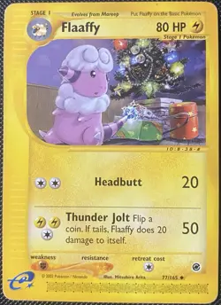 Flaaffy 077/165 Expedition Base Set Regular (See Photos) Pokemon Card - Image 1