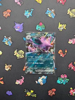 Pokemon - Team Rocket's Nidoking ex SVP217 Black Star Promo Double Rare NM - Image 1