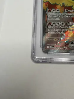 Pokemon Team Rocket's Moltres ex 208/182 Destined Rivals Holo CGC Pristine 10 - Image 2