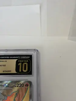 Pokemon Team Rocket's Moltres ex 208/182 Destined Rivals Holo CGC Pristine 10 - Image 5