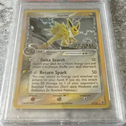 Pokemon Jolteon EX Delta Species Reverse Holo Rare 7/113 PSA 9 TCG - Image 2