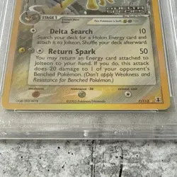 Pokemon Jolteon EX Delta Species Reverse Holo Rare 7/113 PSA 9 TCG - Image 3