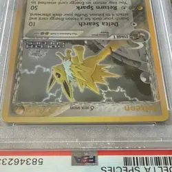 Pokemon Jolteon EX Delta Species Reverse Holo Rare 7/113 PSA 9 TCG - Image 4