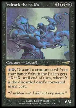 Volrath the Fallen - Light Play MTG Nemesis - Image 1
