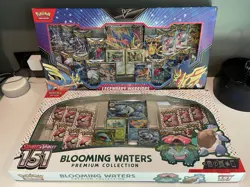 2x Pokemon 151 Blooming Waters Legendary Warriors Premium Collection Sealed - Image 1