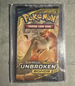 Pokemon Sun & Moon Unbroken Bonds Booster Pack sealed Charizard Reshiram - Image 1