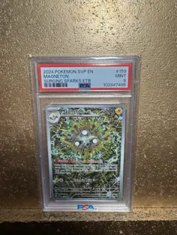 Pokemon TCG Magneton SVP 159 Black Star Promo Surging Sparks PSA 9 Mint - Image 1