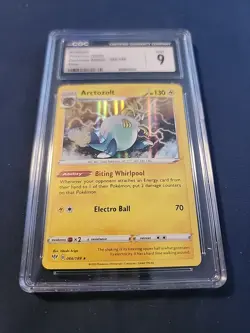 Pokemon Arctozolt 066/189 Swsh03: Darkness Ablaze Holo Cgc 9 - Image 1