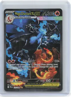 2025 Pokemon—Mega Charizard X ex #125/94 Phantasmal Flames—SIR Holo - Image 1