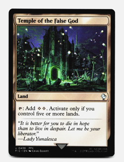 Temple of the False God [Commander: Final Fantasy] MTG (FIC) - Ramp Land - Image 1