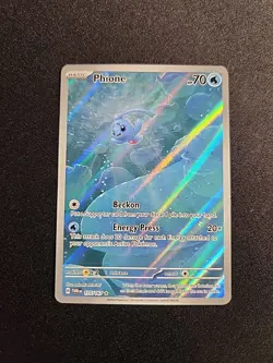 Pokemon TCG Phione Card 175/167 IR Sv06: Twilight Masquerade 2024 NM - Image 1