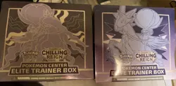 Pokemon Center Exclusive Chilling Reign Elite Trainer Box Set of 2 +Double Packs - Image 3