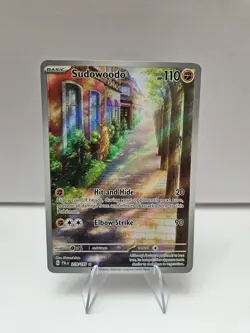 Sudowoodo 219/193 Pokemon TCG Sv02: Paldea Evolved Illustration - LP - Image 1