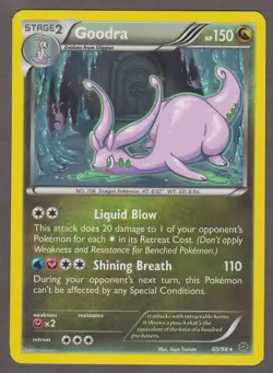 Goodra 60/98 XY Ancient Origins Rare Holo Dragon Pokemon Card 2015 NM - Image 1