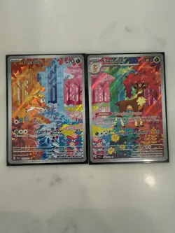 Deerling 165/162 & Sawsbuck 166/162 Temporal Forces Pokemon TCG NM set - Image 1